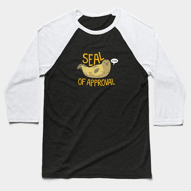 Seal of Approval Baseball T-Shirt by scotthelen